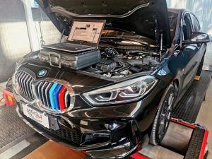 Rimappatura centralina in bench mode sul veicolo BMW 118i